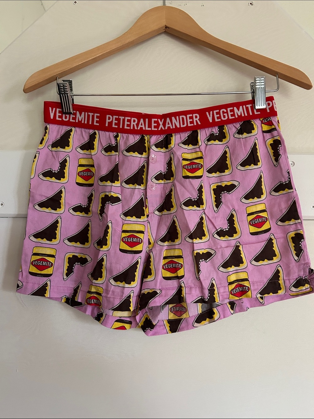 Peter Alexander Vegemite boxer shorts